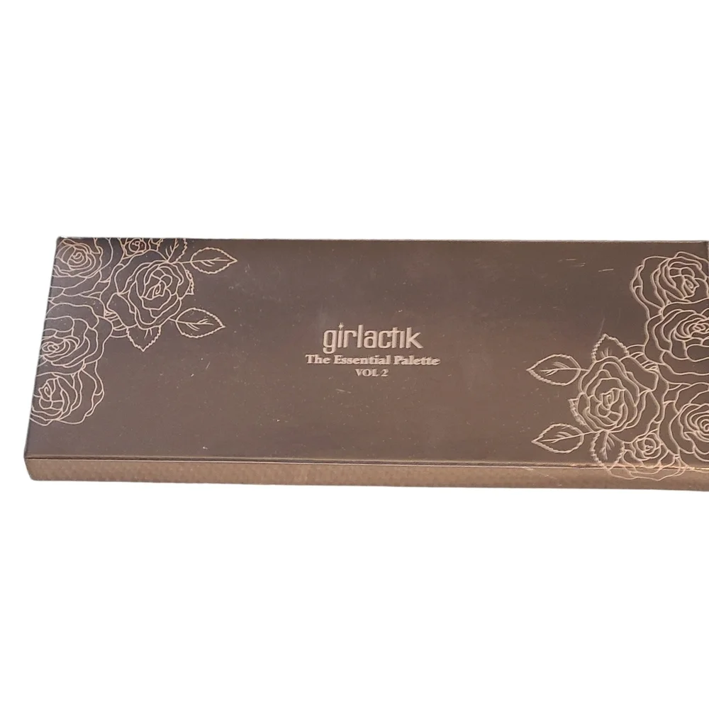 Girlactik Essential Eyeshadow Palette Volume 2 Vibrant Hues, Matte, Neutral NIB